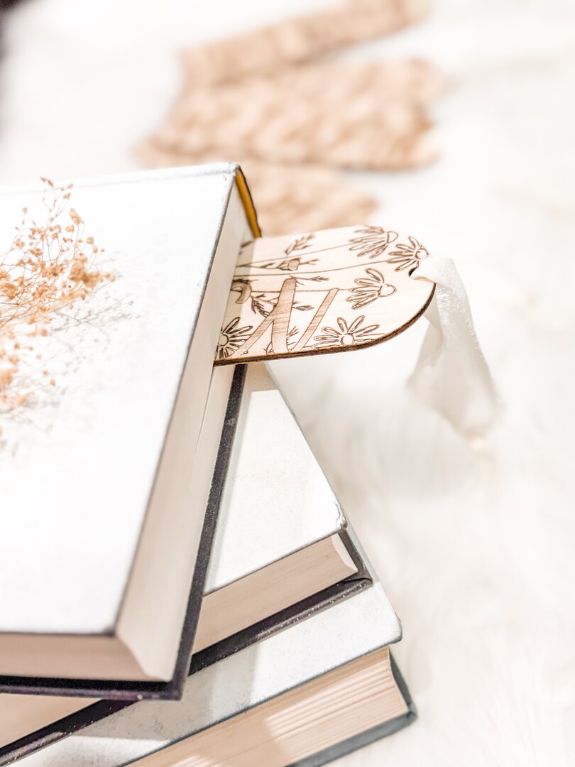 Personalised Engraved Wooden Bookmark Gift For A Book Lover